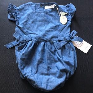 Lil’ lemons chambray bubble 18/24m